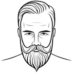 long white beard image